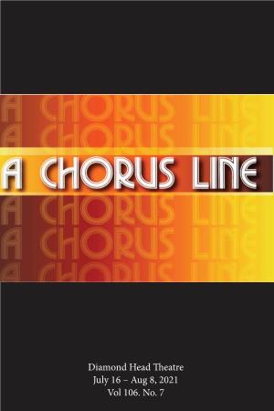 A Chorus Line Playbill.Indd