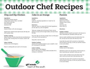 Outdoor Chef Recipes