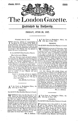 Jltimi). 22015. FRIDAY, JUNE 26, 1857