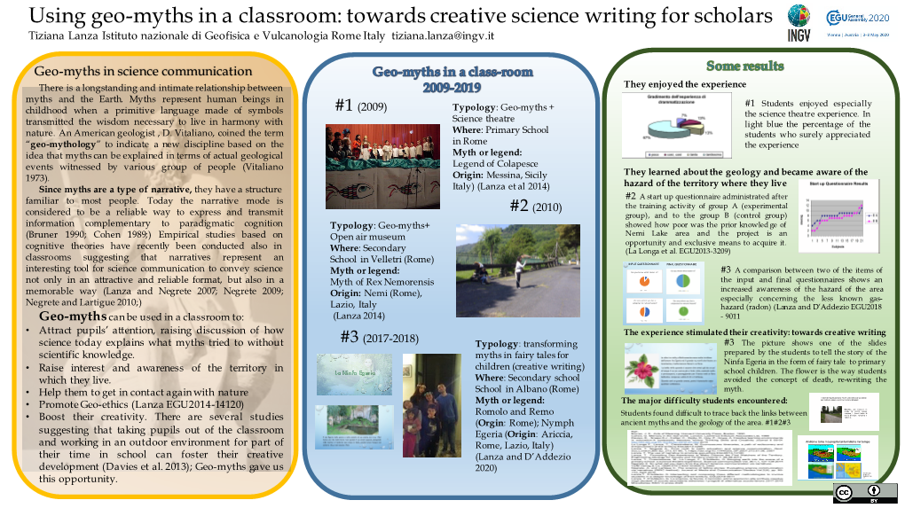 Using Geo-Myths in a Classroom: Towards Creative Science Writing For