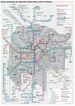 Mappa Integrata Dei Trasporti Urbani Della Città Di Padova(.Pdf