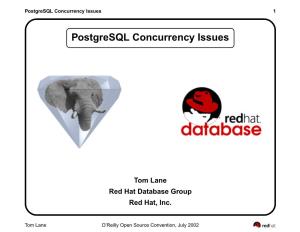 Postgresql Concurrency Issues 1