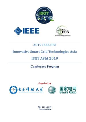 2019 IEEE PES Innovative Smart Grid Technologies Asia ISGT ASIA 2019