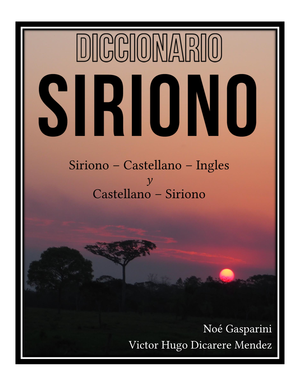 Diccionario Siriono