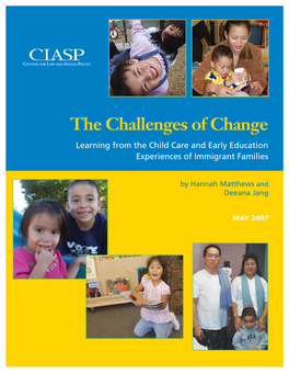4. Immigrants' Awareness of Child Care and Early Education
