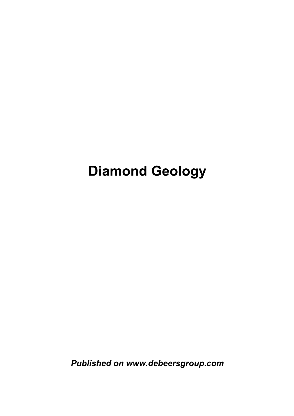 Handbook on Kimberlite Exploration and Mining