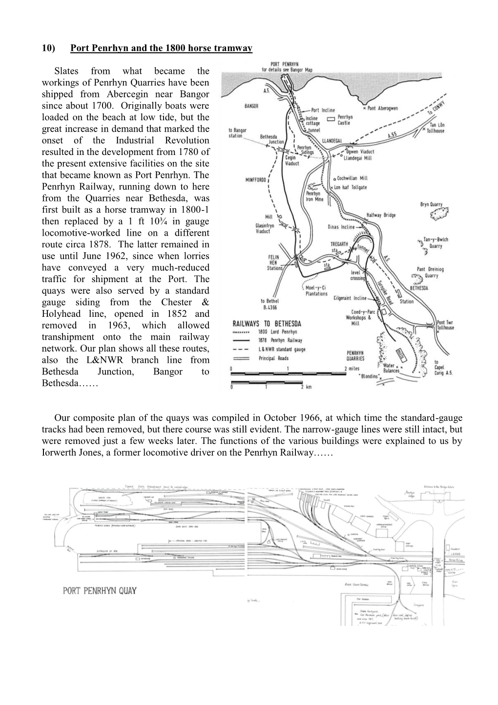 10) Port Penrhyn and the 1800 Horse Tramway Slates from What Became