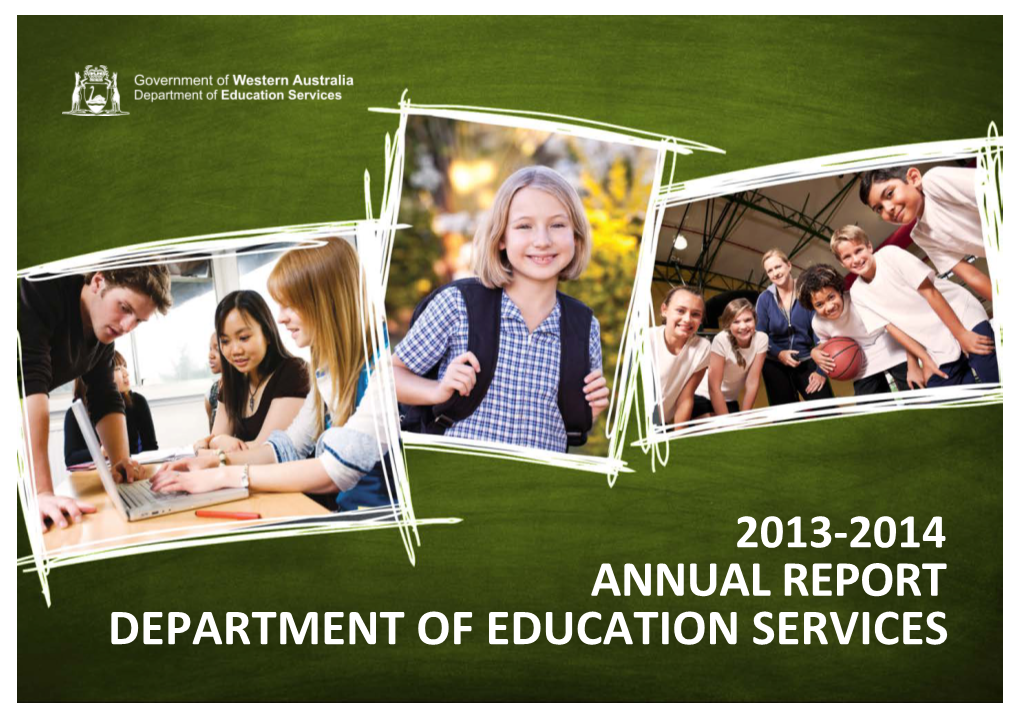 Annual Report Department of Education Services