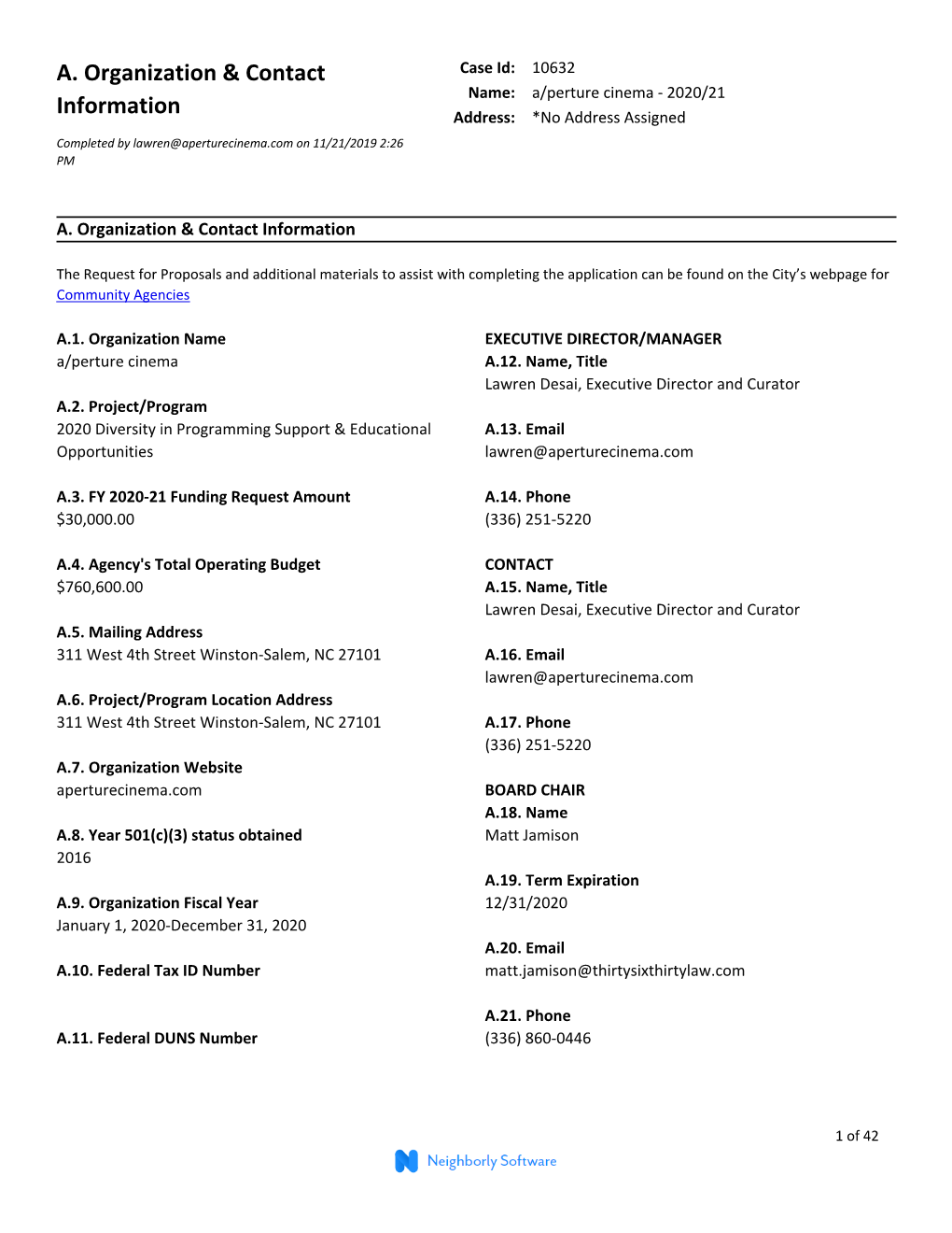 APERTURE CINEMA BOD Roster 2019.Docx