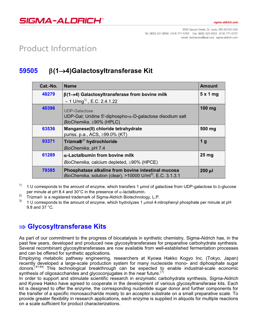 59505, Galactosyltransferase