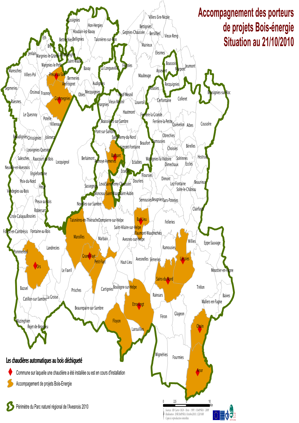 Accompagnement Des Porteurs De Projets Bois-Énergie Situation Au 21