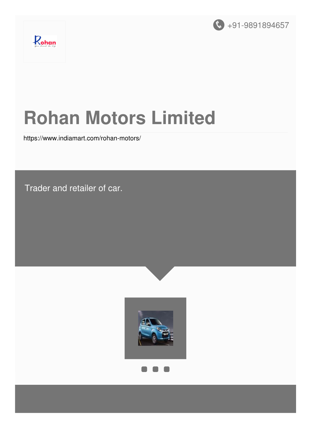 Rohan Motors Limited