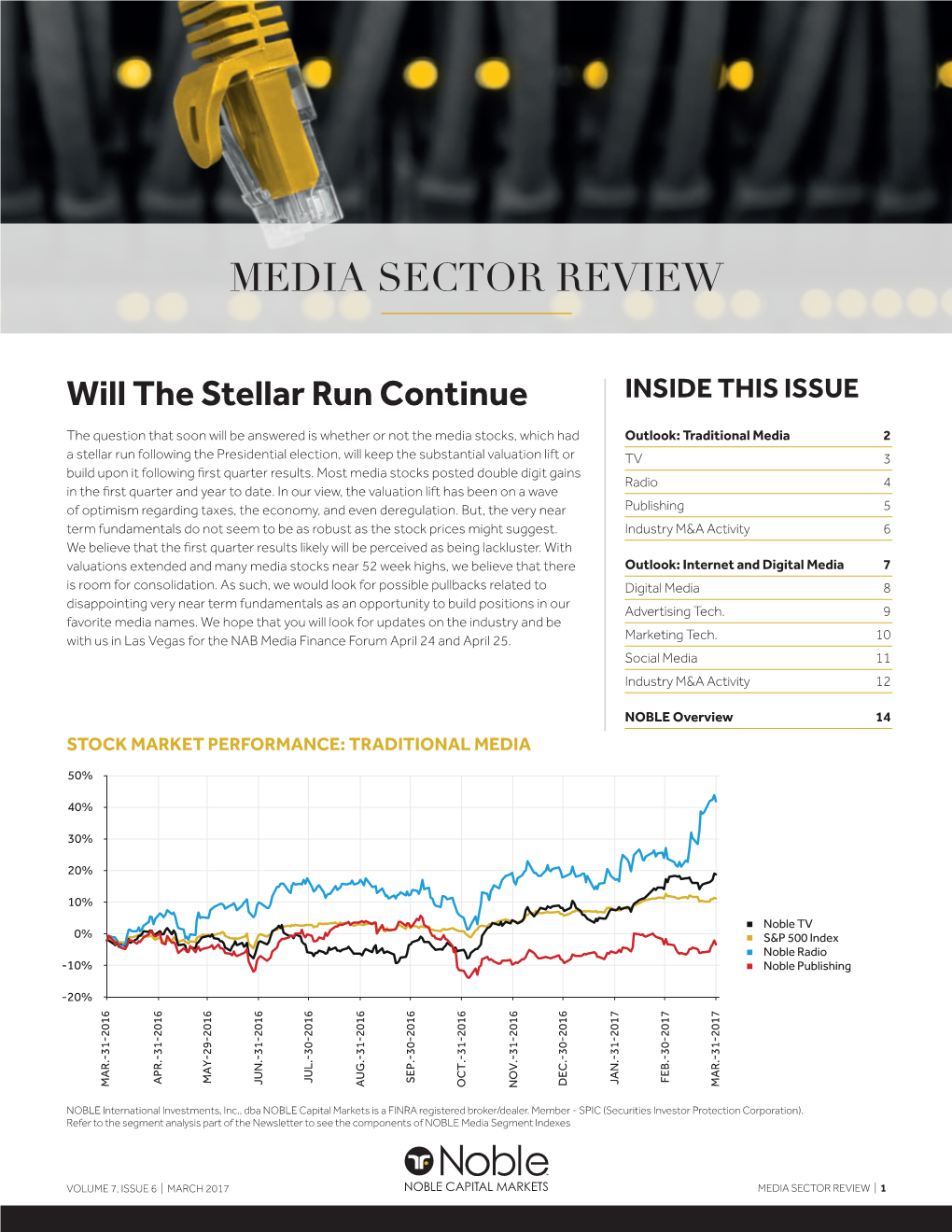 Newsletter Media Sector Review April 2017