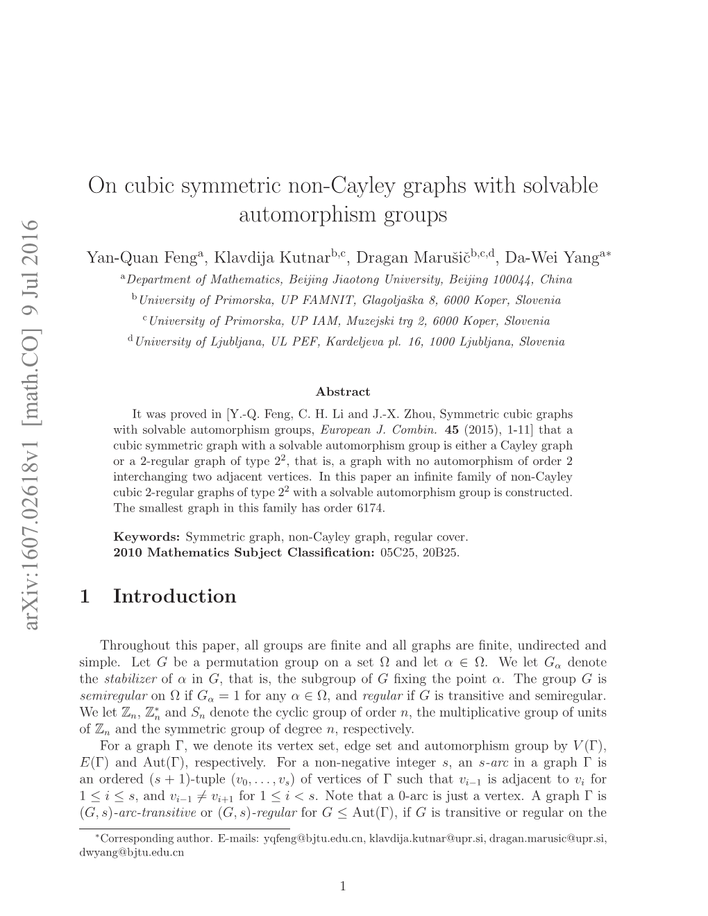 On Cubic Symmetric Non-Cayley Graphs with Solvable Automorphism