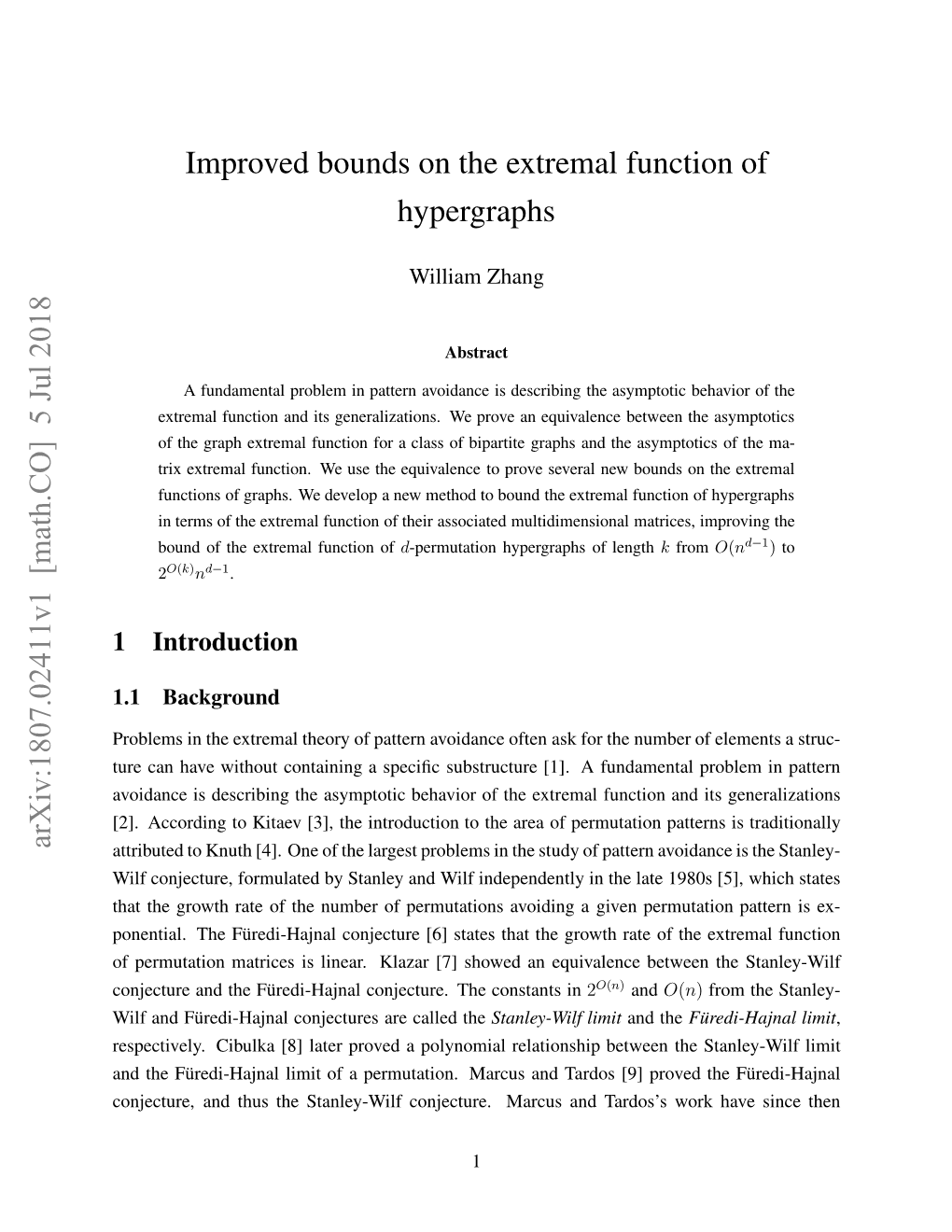 Improved Bounds on the Extremal Function of Hypergraphs