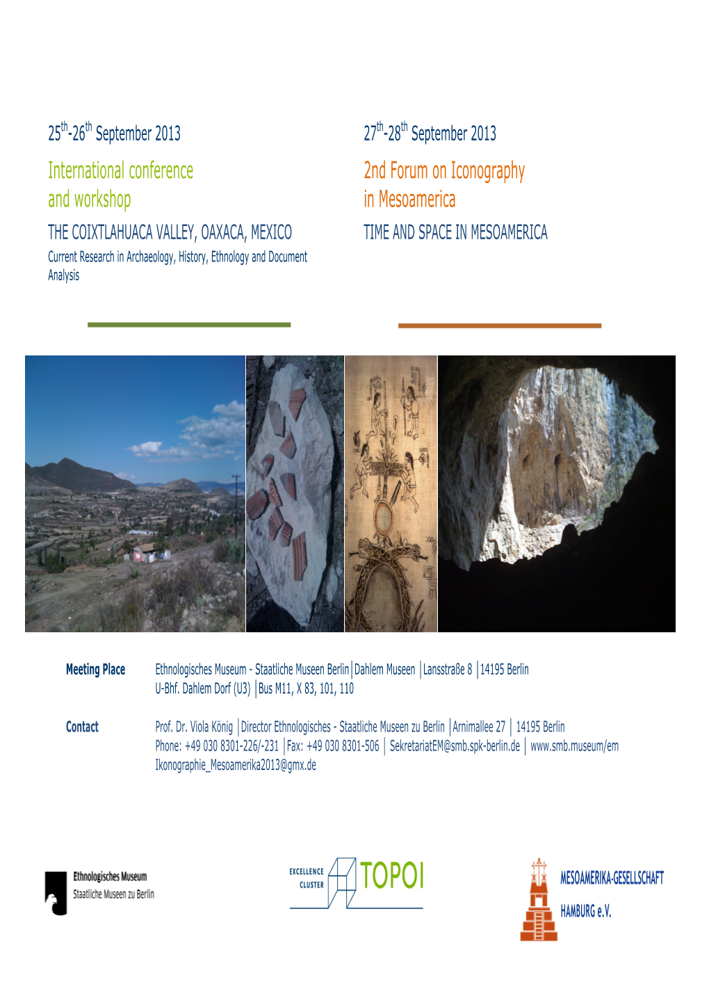 International Conference and Workshop the Coixtlahuaca Valley
