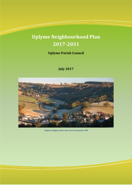 Uplyme Neighbourhood Plan 2017-2031