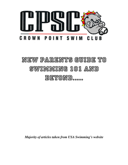 New Parents Guide to Swimming 101 and Beyond…