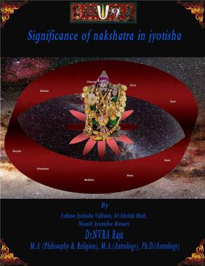 Significance of Nakshatras.Pdf