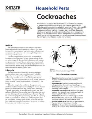 MF2765 Cockroaches: Household Pests