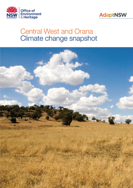 Central West and Orana Climate Change Snapshot