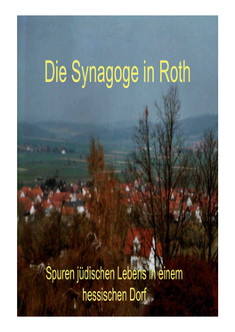 Die Synagoge in Roth