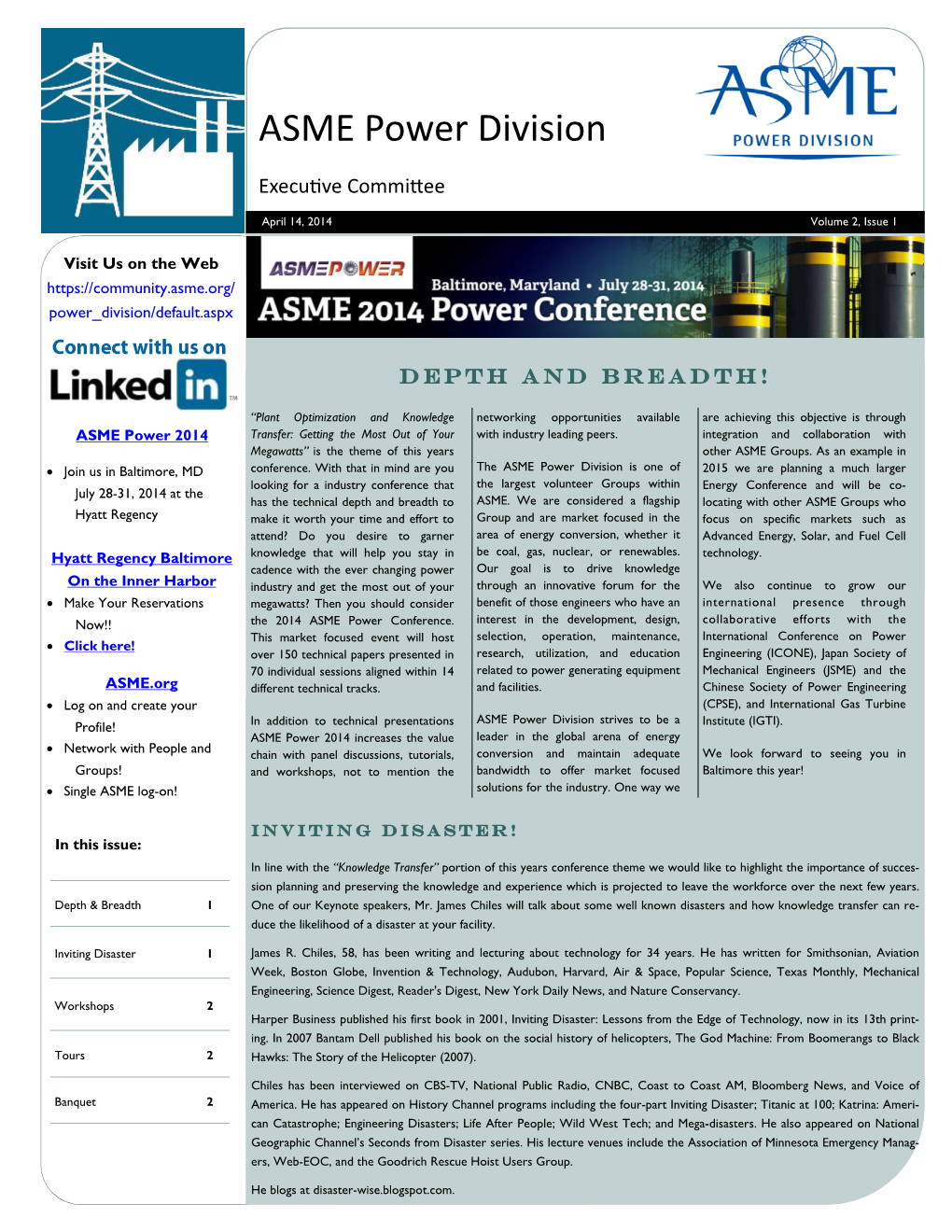 Power Division Newsletter 1Q2014 Final.Pdf