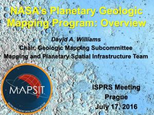 NASA's Planetary Geologic Mapping Program: Overview