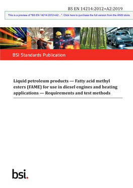 BSI Standards Publication