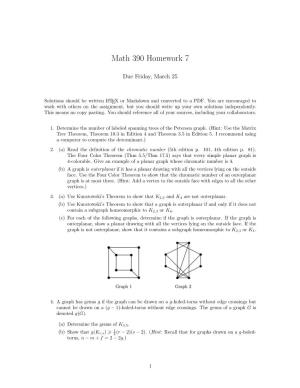 Math 390 Homework 7