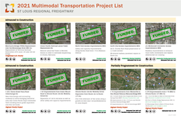 2021 Multimodal Transportation Project List ST LOUIS REGIONAL FREIGHTWAY