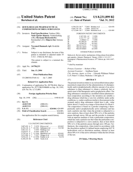 (12) United States Patent (10) Patent No.: US 8,231,899 B2 Bertelsen Et Al