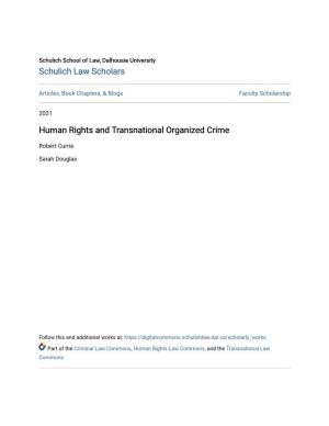 Human Rights and Transnational Organized Crime