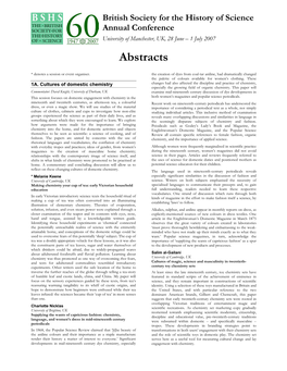 Abstracts of All Papers