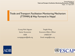 Nepal, 15-17 April 2014