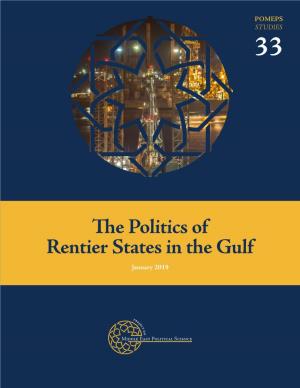 Rentier States in the Gulf January 2019 Contents