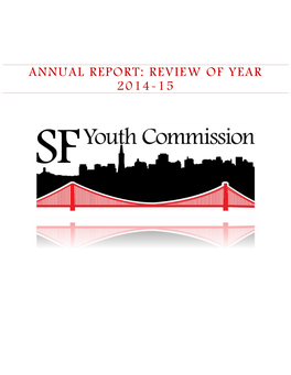 Youth Commission Policy & Budget Priorities