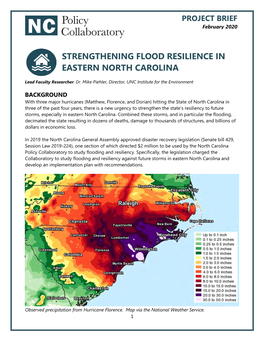 Strengthening Flood Resilience in Eastern North Carolina