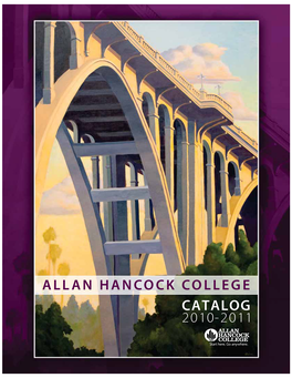 Allan Hancock College Catalog