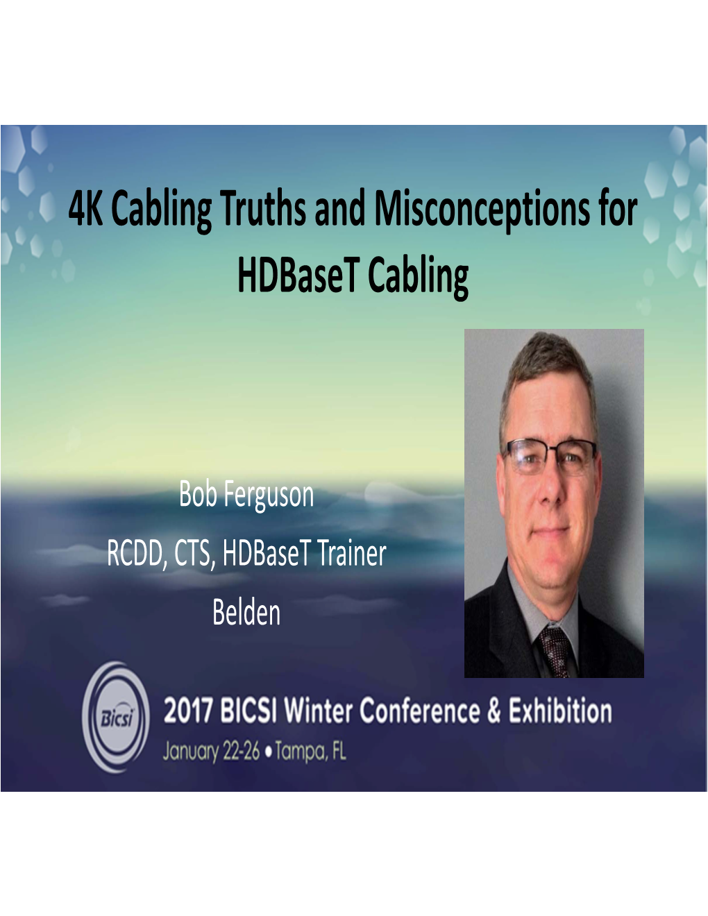 4K Cabling Truths and Misconceptions for Hdbaset Cabling