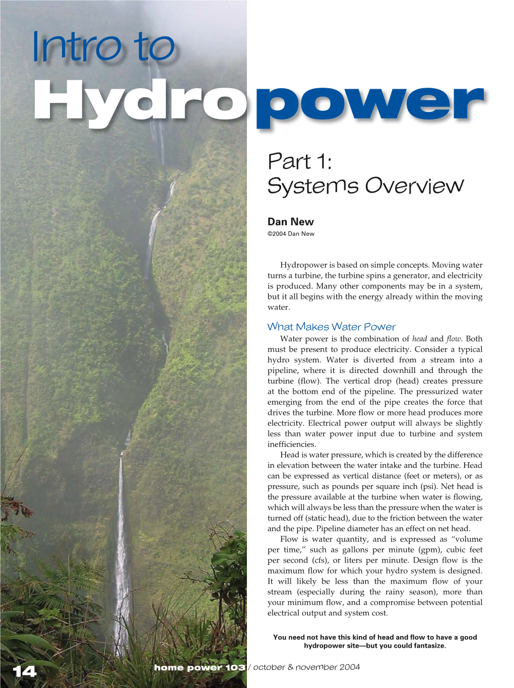 Intro to Hydropower