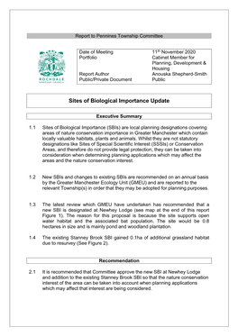 Sites of Biological Importance Update PDF 1 MB