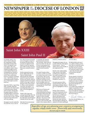 Spring: the Canonizations of Saints John XXIII and John Paul II