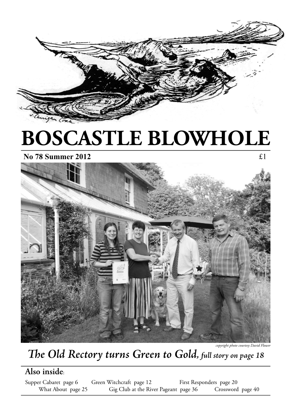 BOSCASTLE BLOWHOLE No 78 Summer 2012 £1