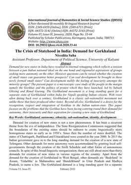 Demand for Gorkhaland