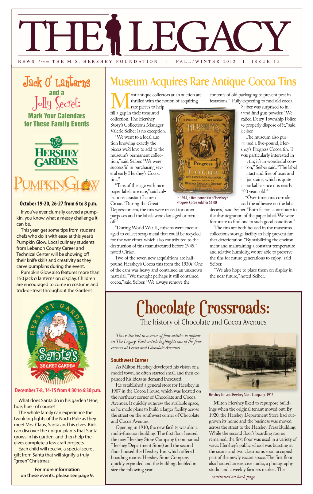 Chocolate Crossroads: the History of Chocolate and Cocoa Avenues