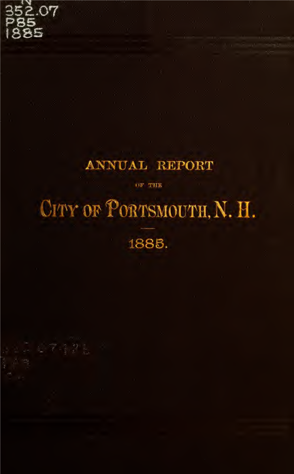 Receipts and Expenditures of the City of Portsmouth, for the Year
