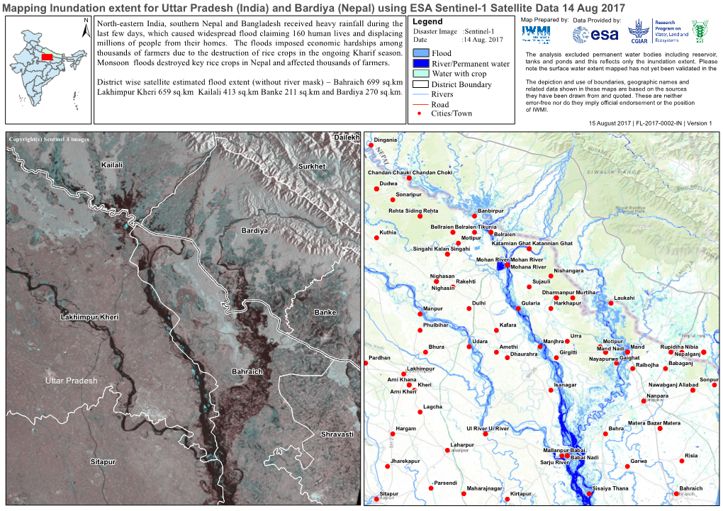 Mapping Inundation Extent for Uttar Pradesh