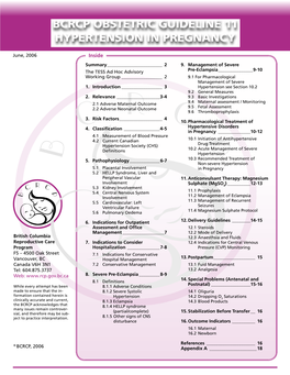 Hypertension in Pregnancy