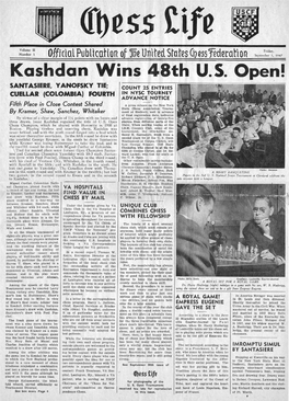 Kashdan Wins 48Th U.S. Open!